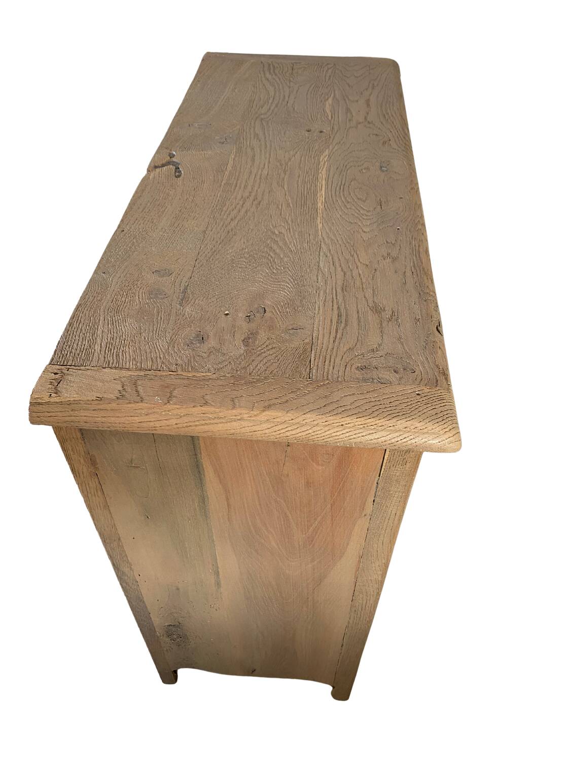 Renovated chic country antique solid wood sideboard