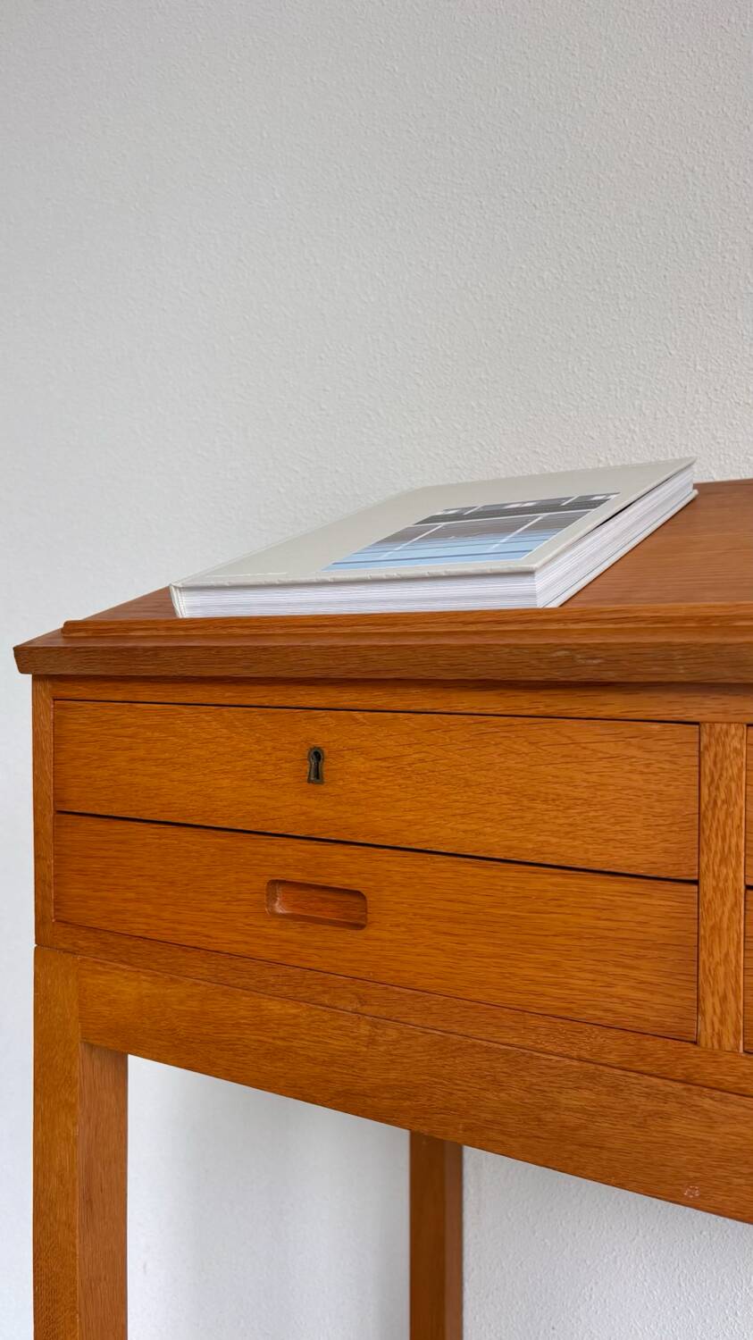 Vintage lectern desk oak