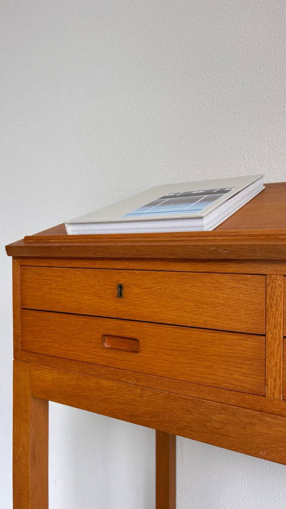 Vintage lectern desk oak