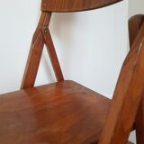 Wooden folding chair 50s