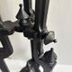 Napoleon III stool in blackened carved wood, 19th century