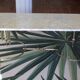 Marble and gold metal coffee table