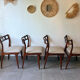 4 Scandinavian teak chairs Samcom Andersen Johannes