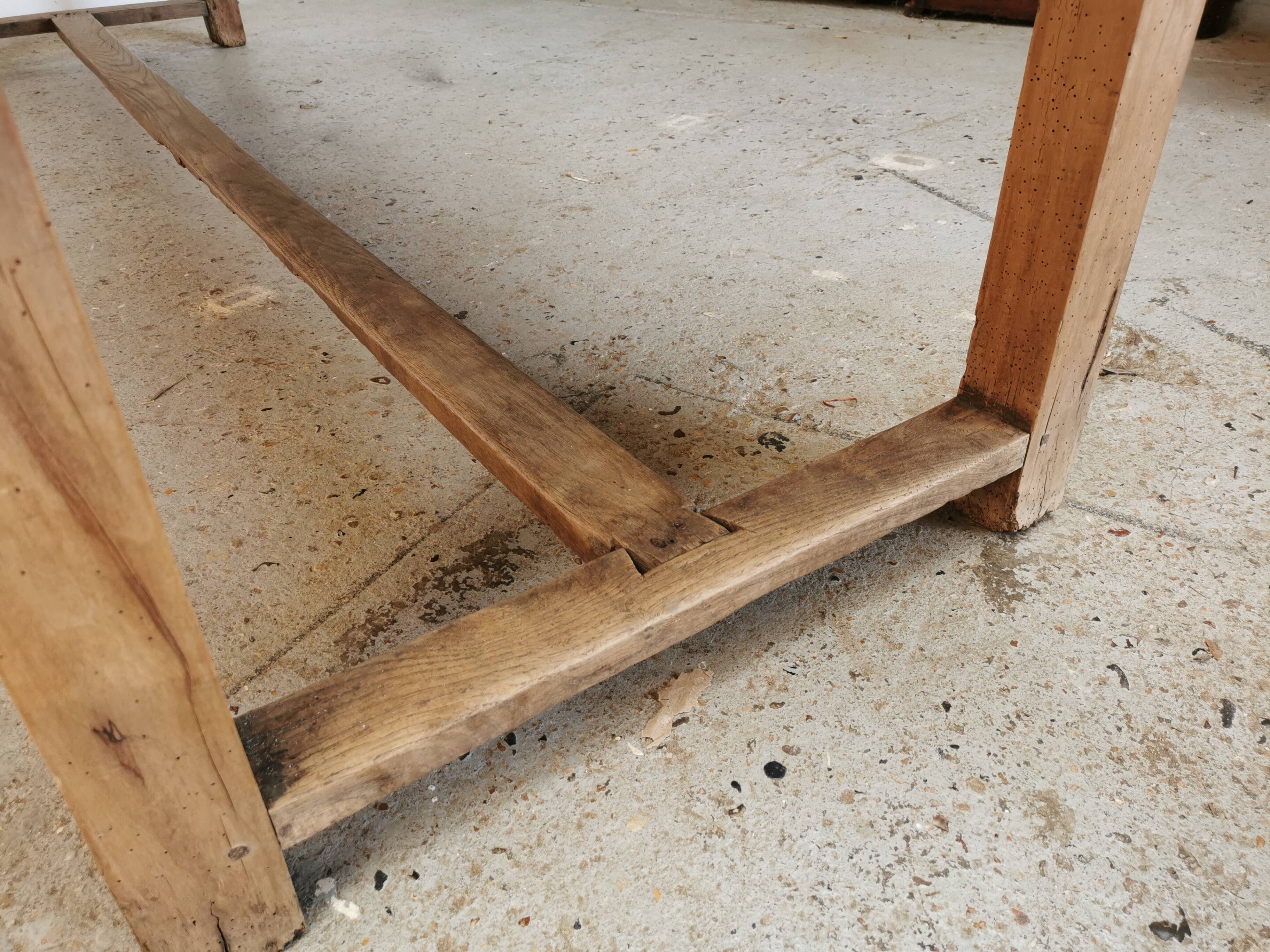 Table de ferme en chêne 260cm