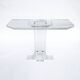 1970s lucite table hollywood regency perspex acrylic vintage postmodern space charles hollis jones