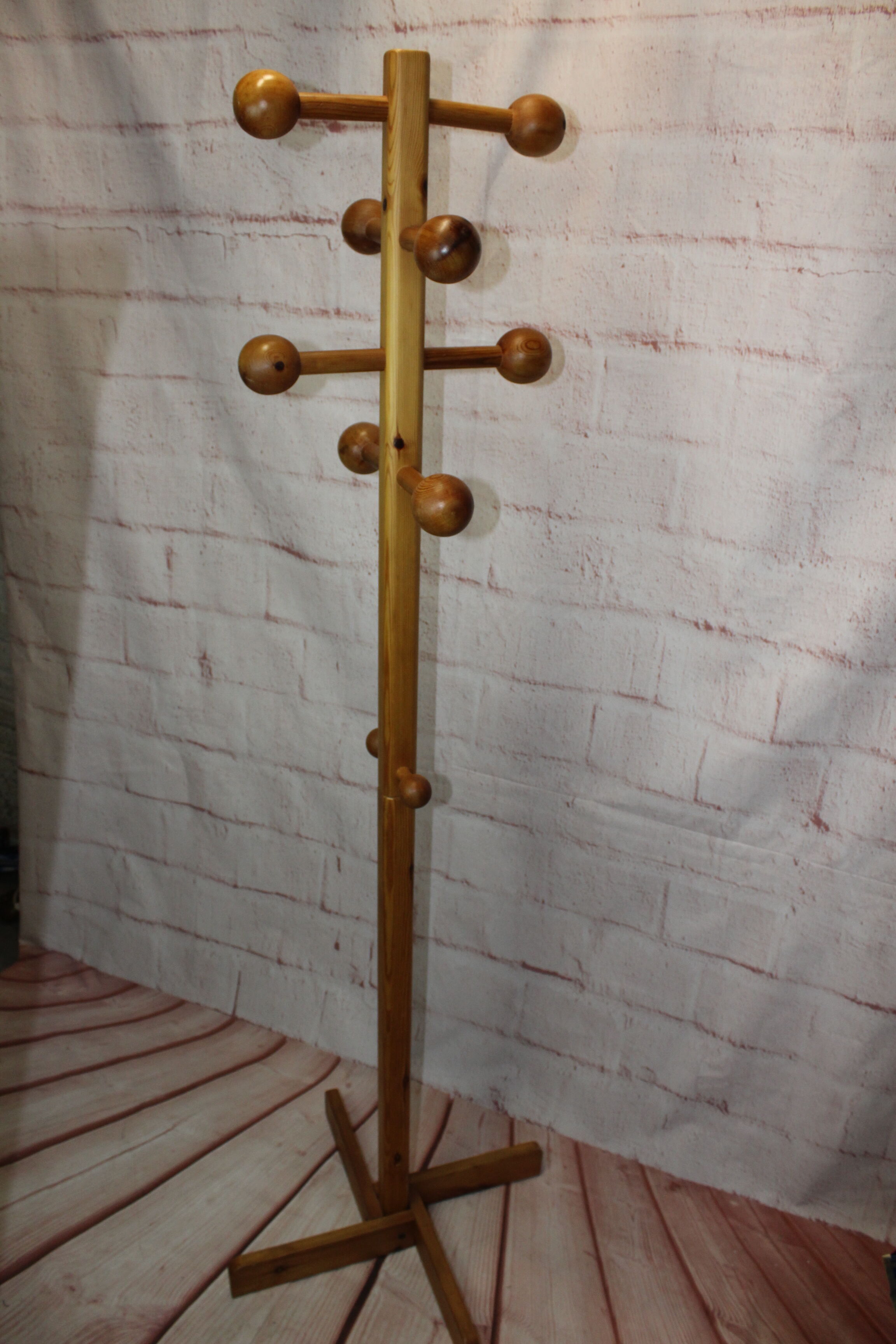 Coat rack on foot vintage scandinavian design