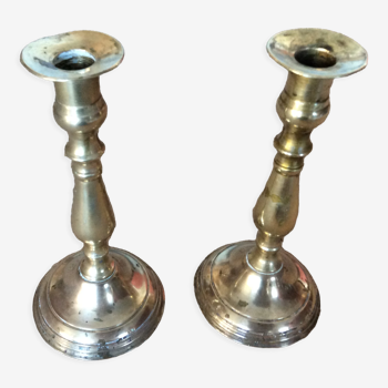 Copper candlesticks