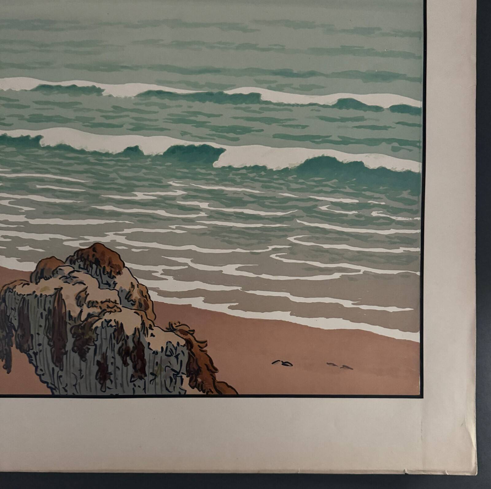 Lithograph by Henri Rivière Aspects of Nature - The Sea