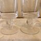 4 antique stemmed glasses