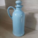 Blue ceramic bottle