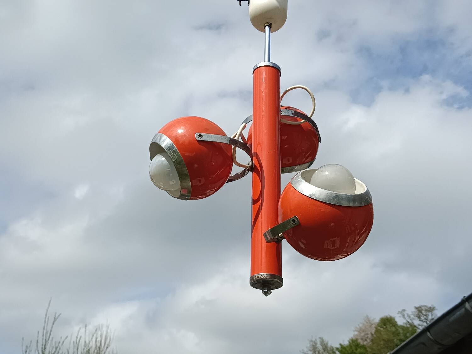 Anonymous eyeball pendant circa 1970