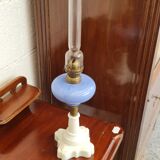 Old kerosene lamp foot albatre