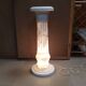 Alabaster lamp on its alabaster light column