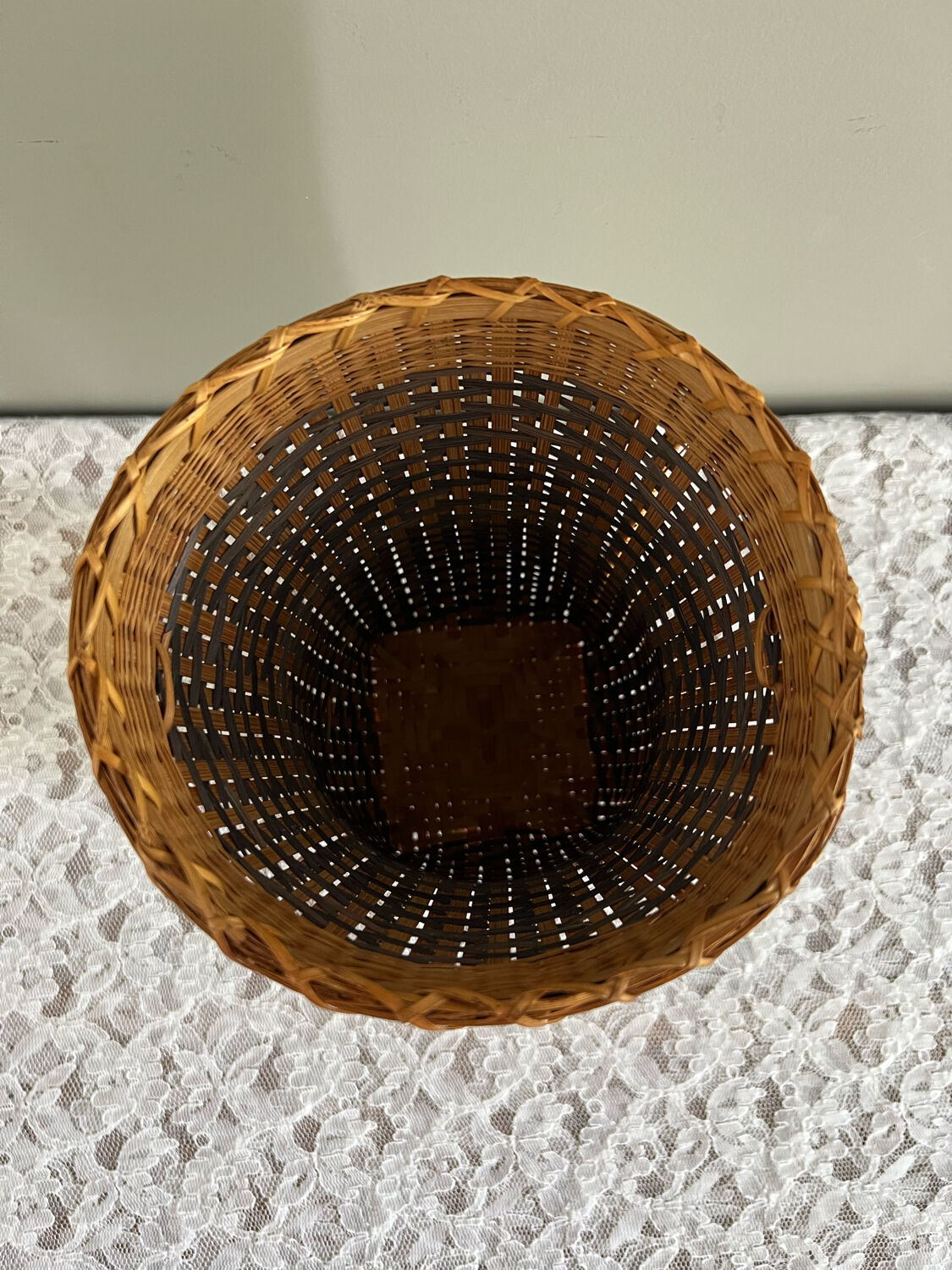 Bamboo vase for dried flowers