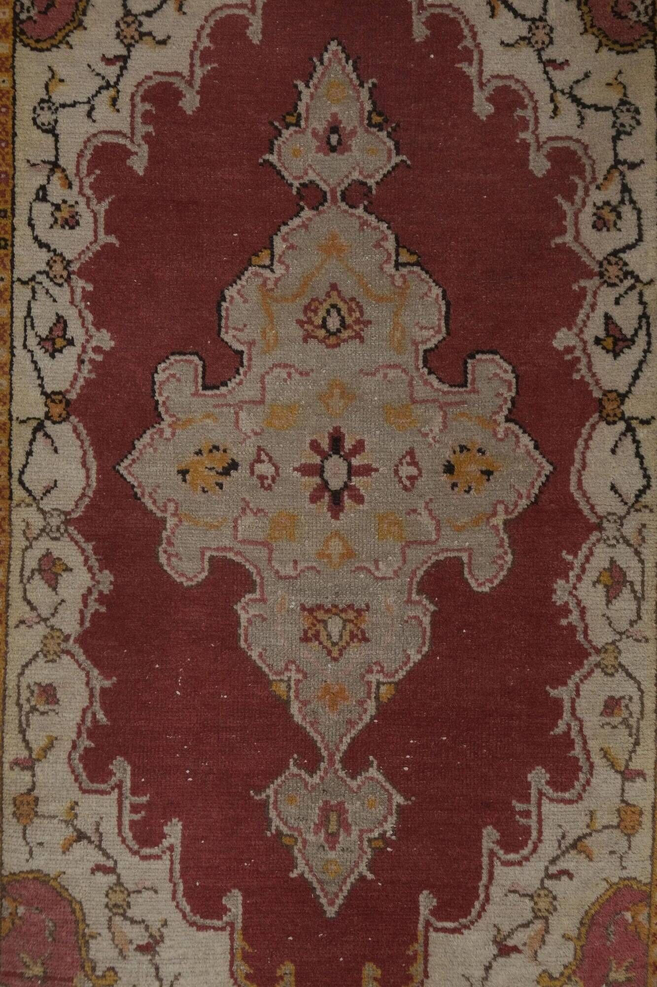 Vintage handmade Turkish rug 105x240 cm
