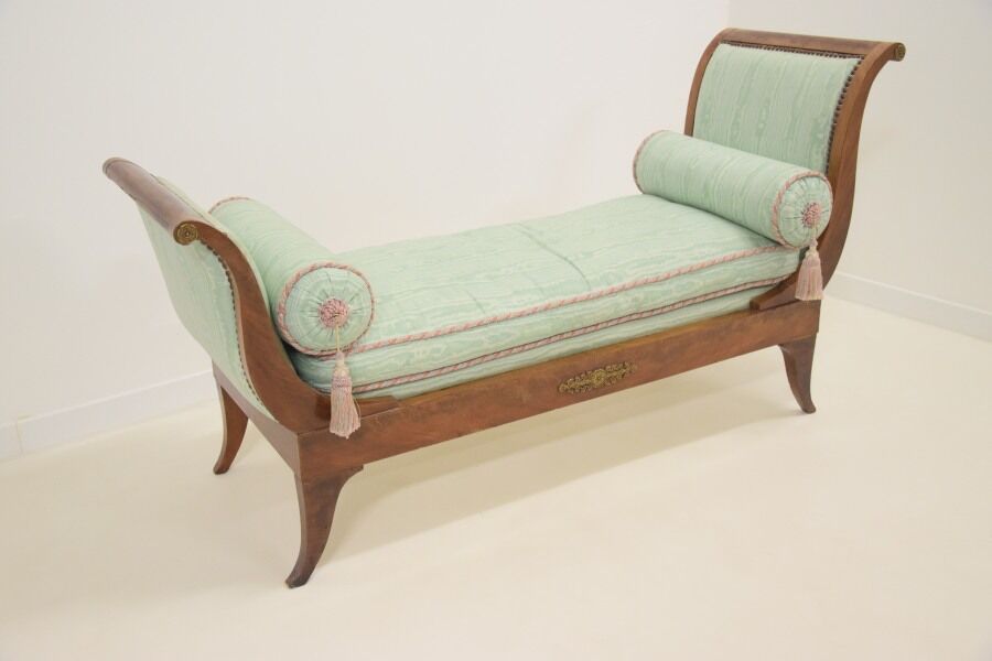 Empire-style gondola bench 19th