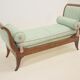 Empire-style gondola bench 19th