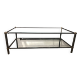 70s mirror coffee table