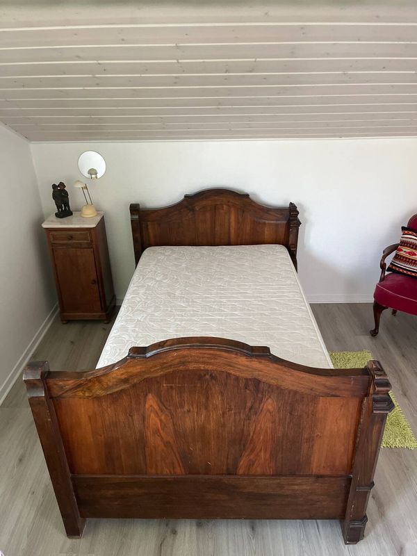 Lit ancien style Louis Philippe