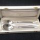 Vintage Christofle Silver Plated Fork and Soup Spoon Set Tapio Wirkkala Duo
