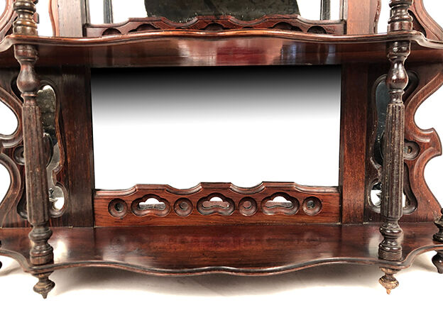 Napoleon III wall mount veined mahogany or violet wood