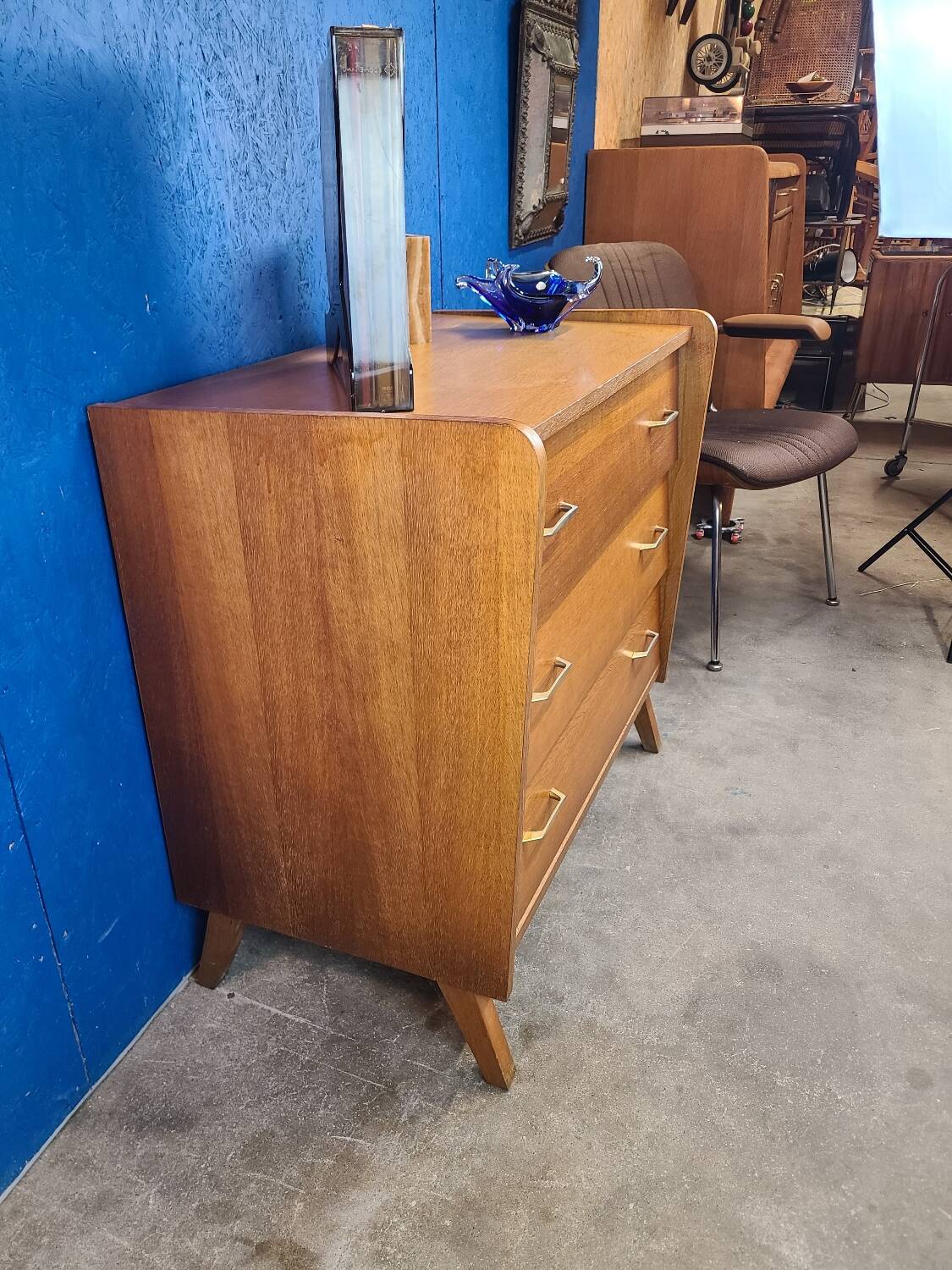 Vintage Scandinavian style chest of drawers. 60s