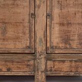 Antique wooden three-door sideboard (circa 1920)
