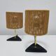 Paire de lampes de table Mid Century Modern Carl Aubock 1940s
