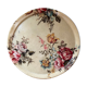Vintage floral round top