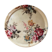 Vintage floral round top