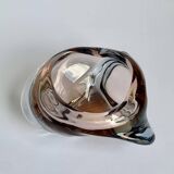 Cendrier Skrdlovice Art Glass, République tchèque, années 1960