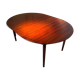 Vintage Scandinavian extendable round table in rosewood "Ingrid"