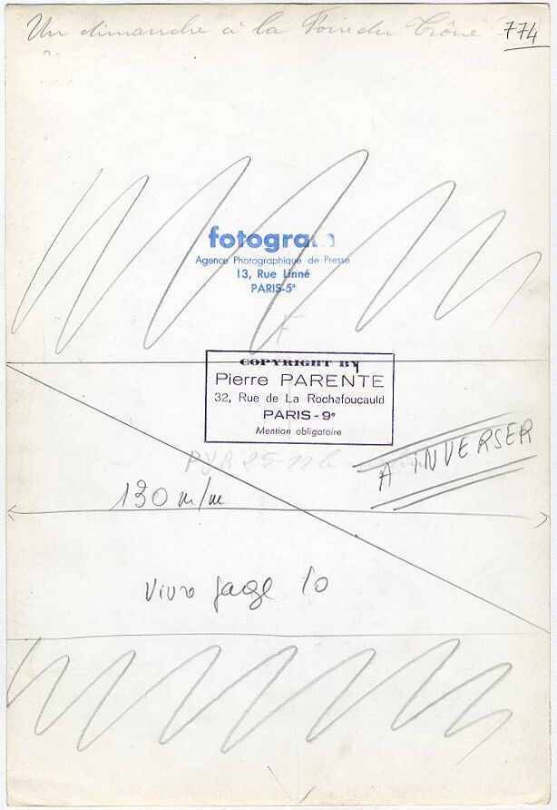 Photo Pierre Parente Silver Print Paris Foire du Trône circa 1960