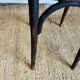 Chaise bistrot Baumann vintage en bois courbé et gaufré
