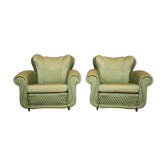 Fan chairs in the style of Polo Buffa, 50s, set of 2
