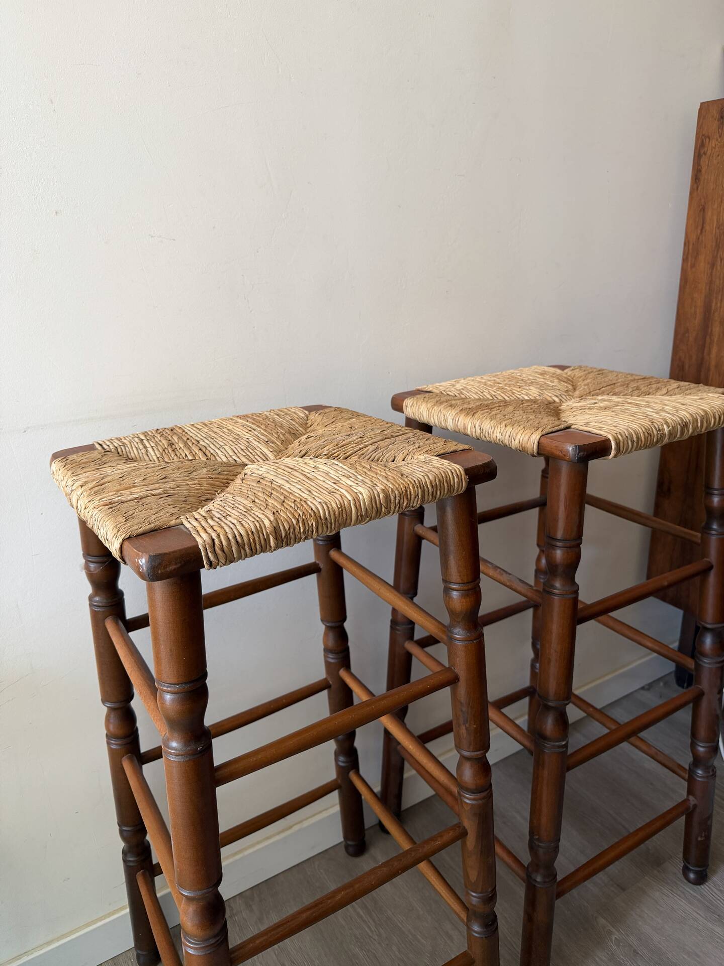 Mid Century bar stools set of 2