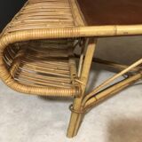 Rattan coffee table