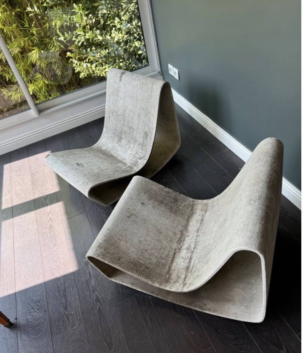 Paire Fauteuils « Loop Chair » Willy Guhl