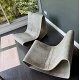Paire Fauteuils « Loop Chair » Willy Guhl