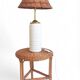 Midcentury Ceramic and Brass Table Lamp by Carstens Tönnieshof, 1960s