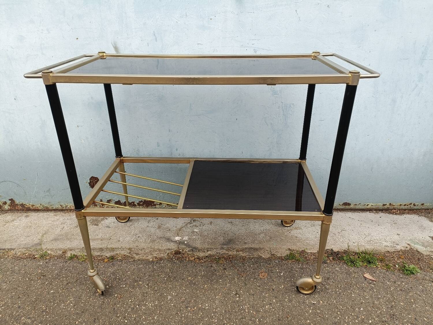 Desserte table roulante vintage