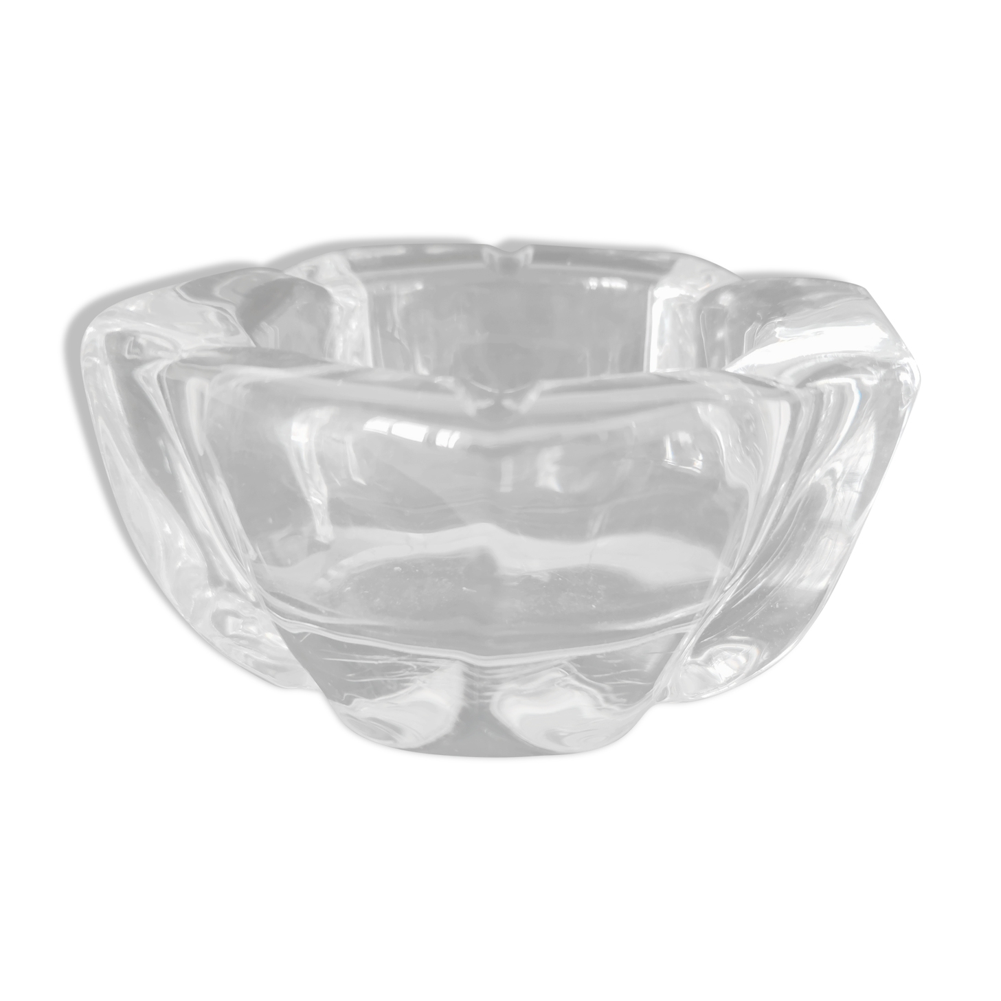 Crystal Daum vintage ashtray