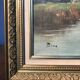 Oil on canvas riverside