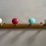 Vintage wall coat rack