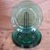 6 assiettes plate arcoroc verte en verre 70's