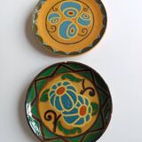 Set of 2 Ferney-Voltaire ceramic plates
