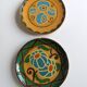 Set of 2 ceramic plates Ferney-Voltaire