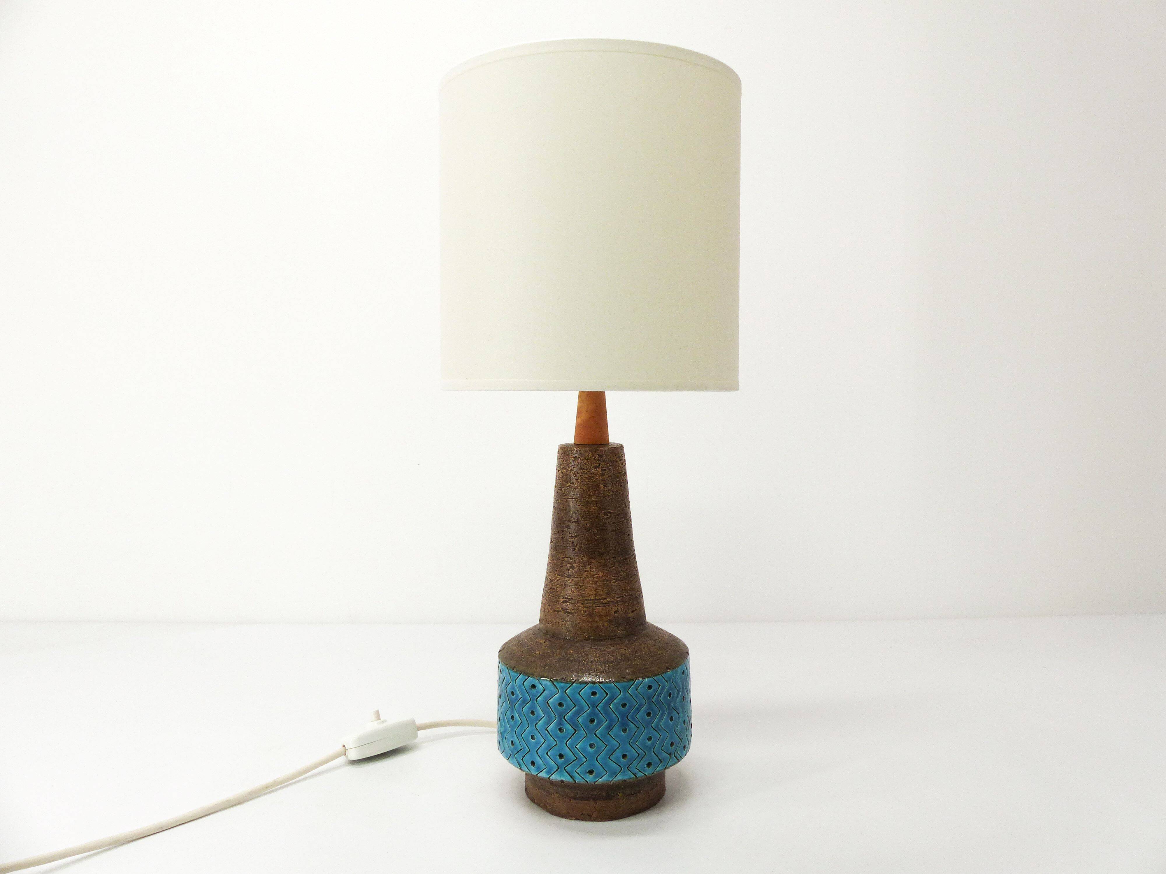 Lampe scandinave en céramique Asea 1960