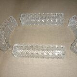 Antique crystal runner or centerpiece