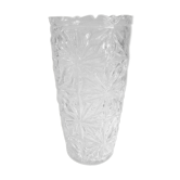 Large thick glass vase
